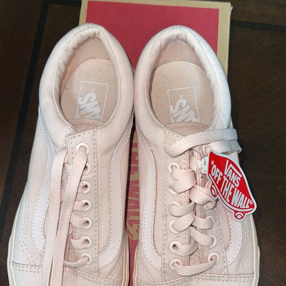 Blush Pink Retro Vans - Picture 4 of 6